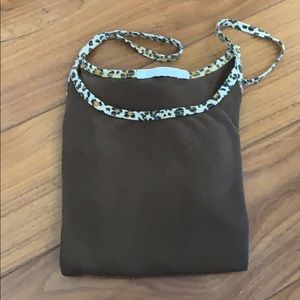 Leopard accented cami/ tank